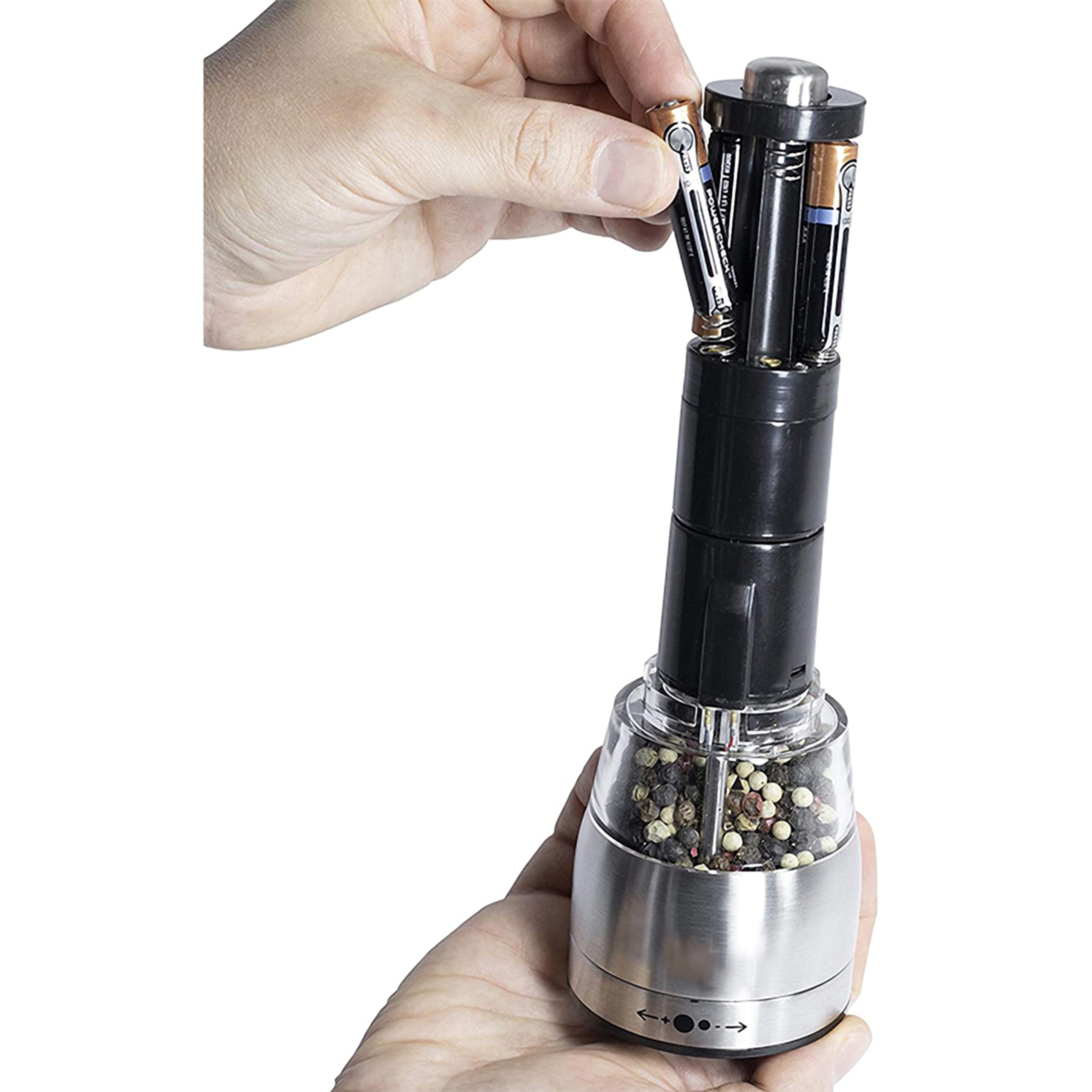 Electric Adjustable Salt and Pepper Grinder Set 3
