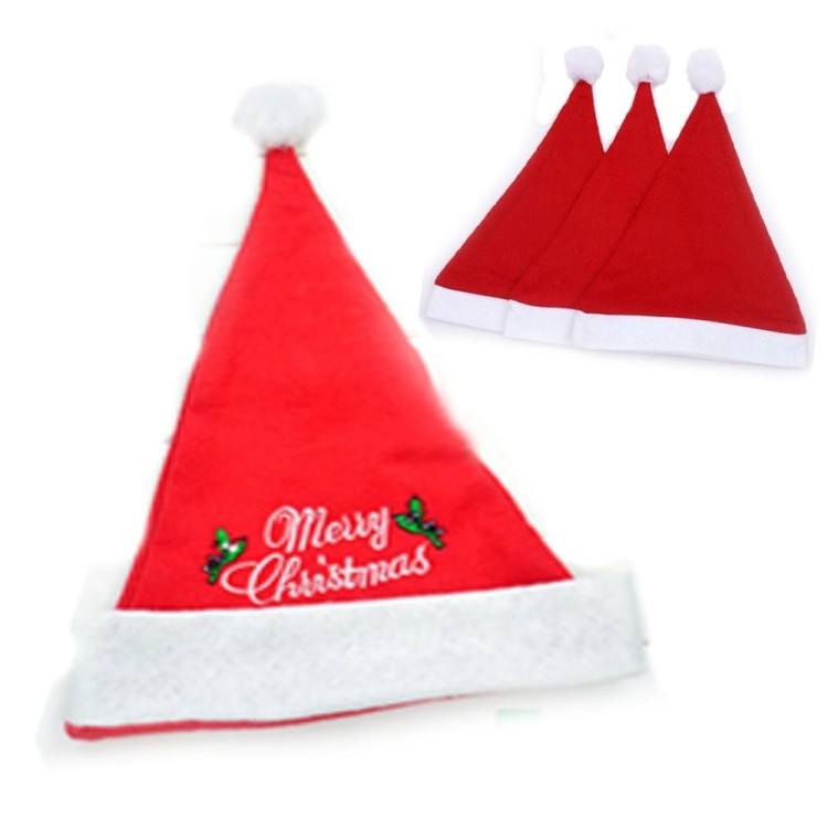 Napping Embroidery Santa Hat 2