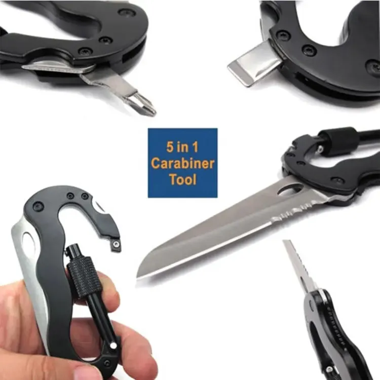 Multifunction Survival Tool Kit Carabiner 3