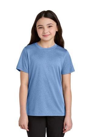 Port & Co Youth Heather Performance Tee PC390Y 25