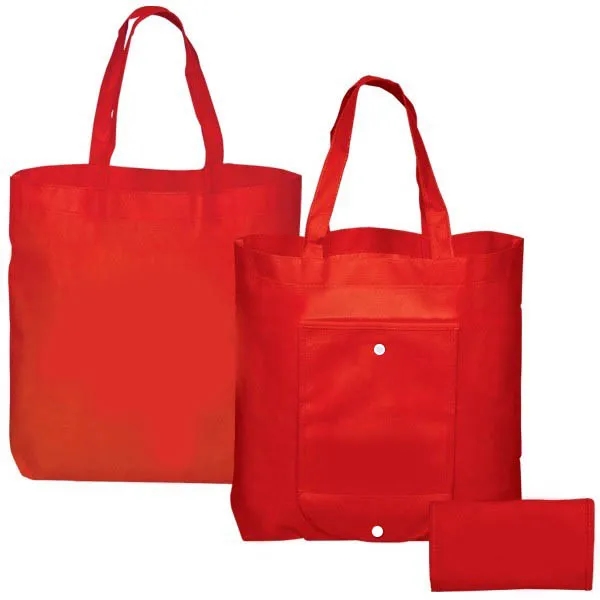 Recycled Pet Folding Non-woven Tote Bags 2
