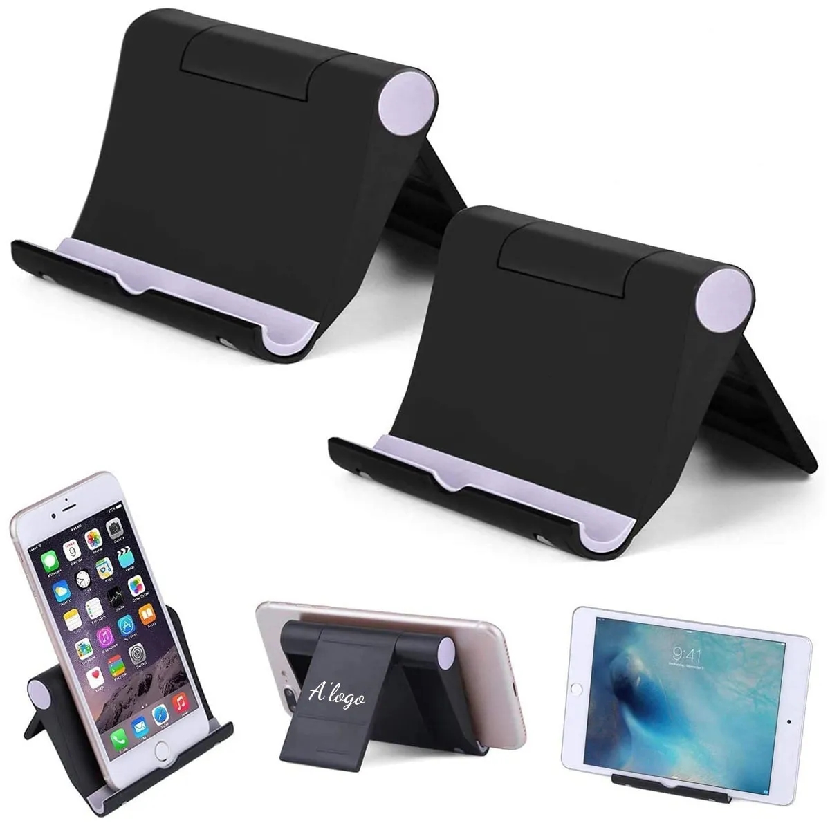 Foldable Phone/Tablet Desktop Stand Holder 1