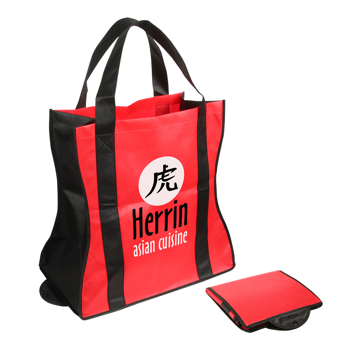 Wave Rider Non-Woven Folding Tote 3