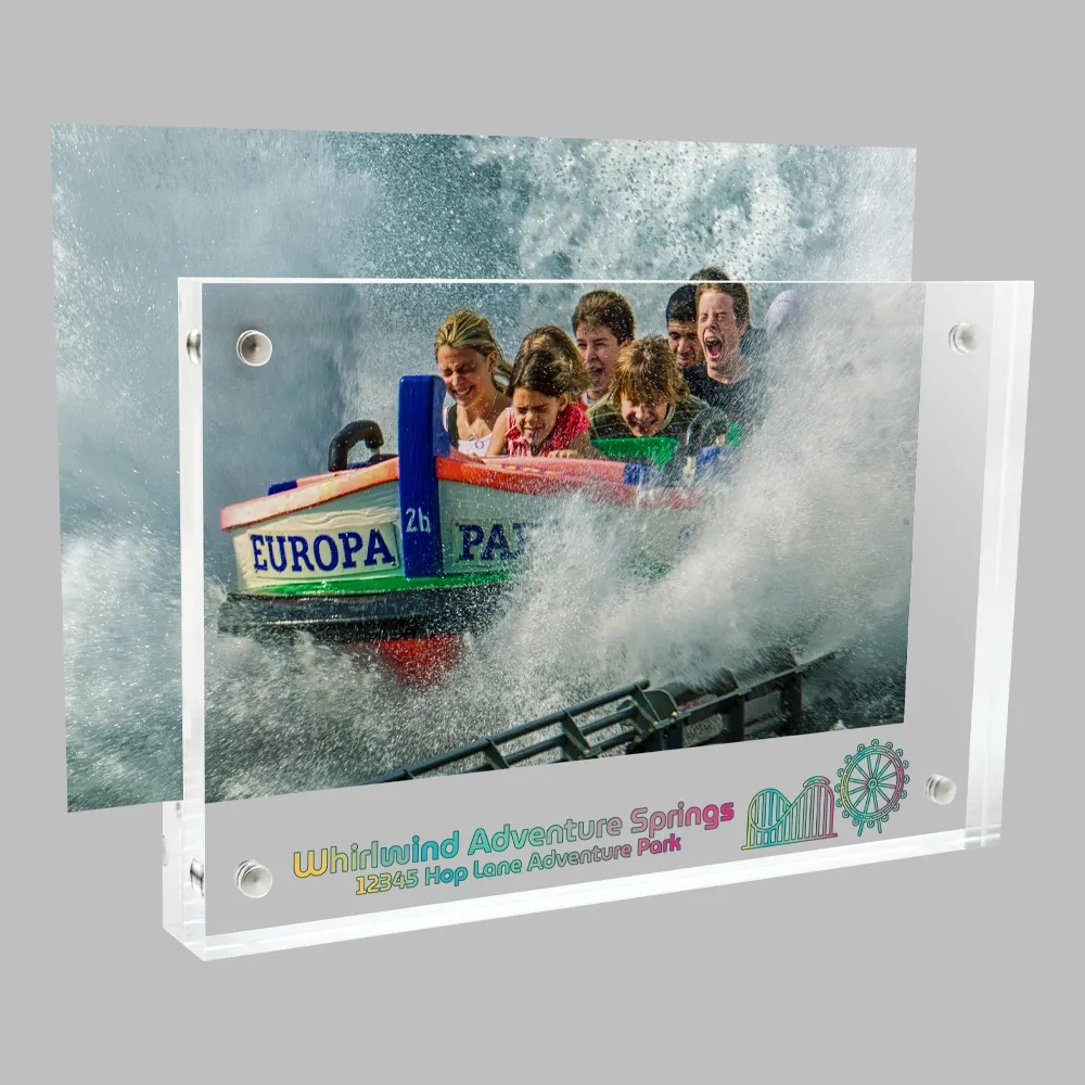 Stock UV color Acrylic Block Frames