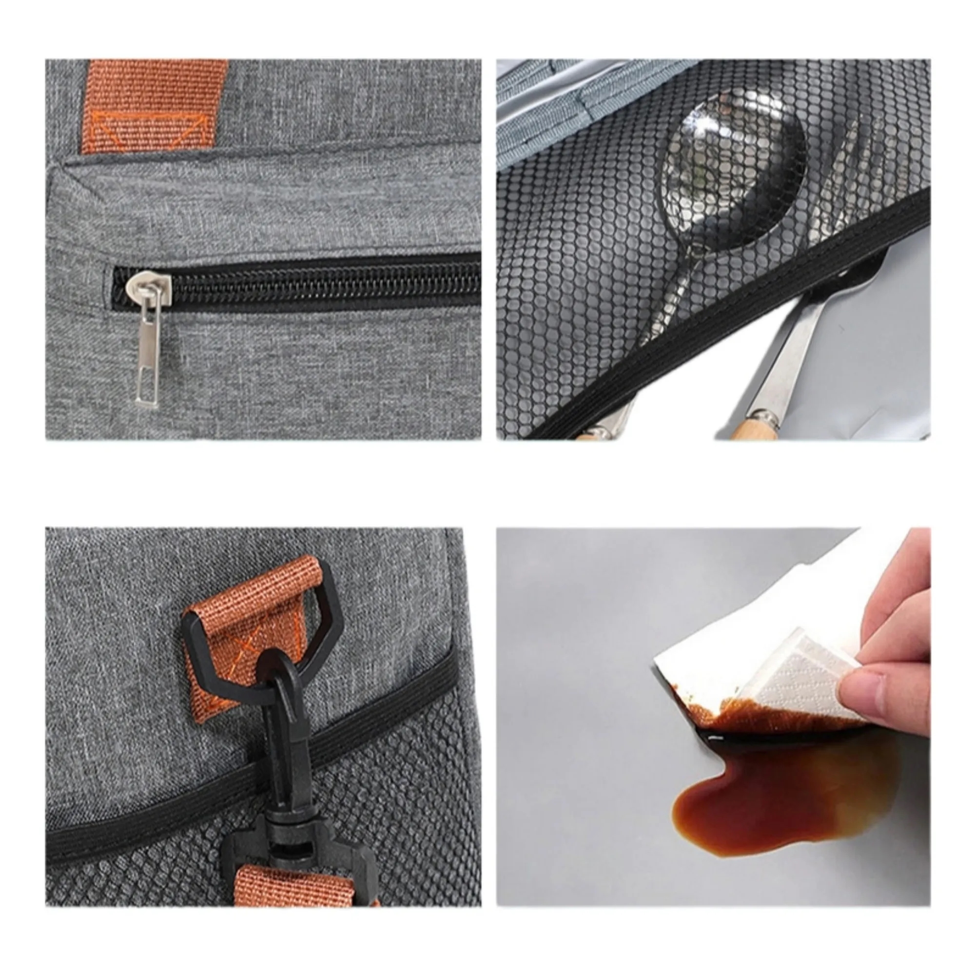 Insulated Oxford Outdoor Picnic Tote Bag Durable 1
