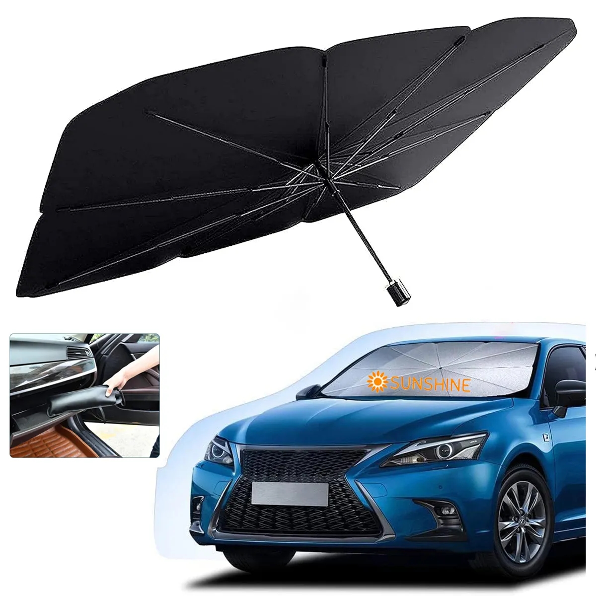 Sun Shade Umbrella For Car Windshield 2