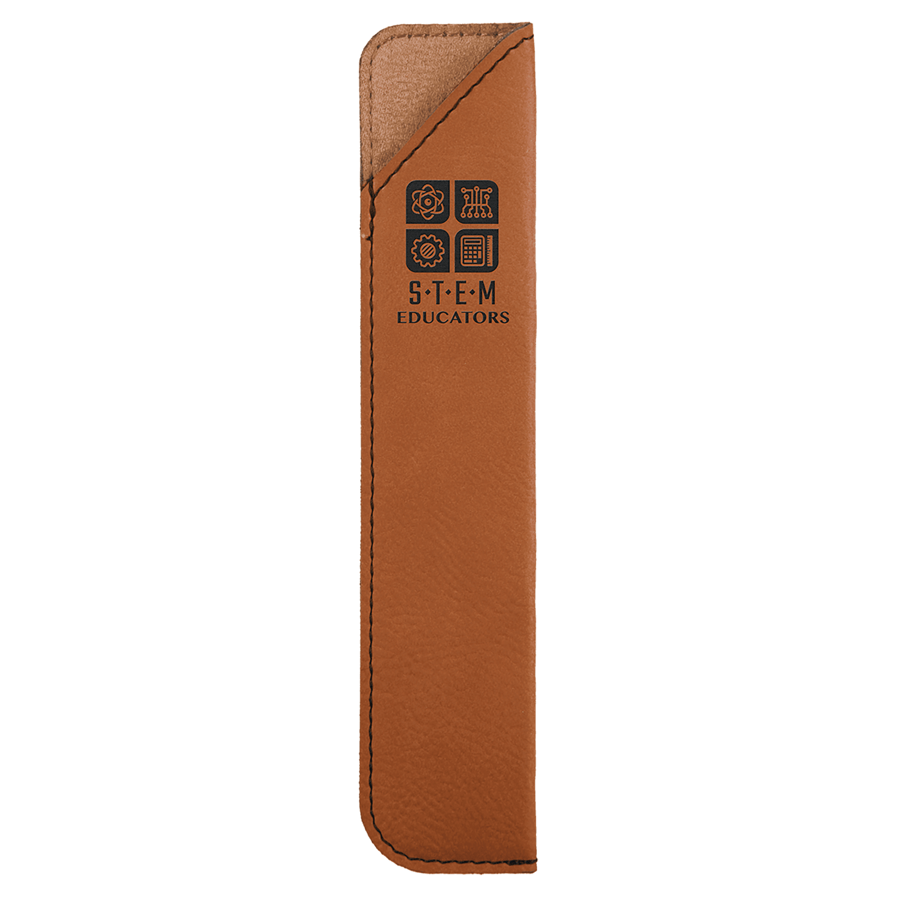 6 1/4" Rawhide Leatherette Pen Sleeve 2