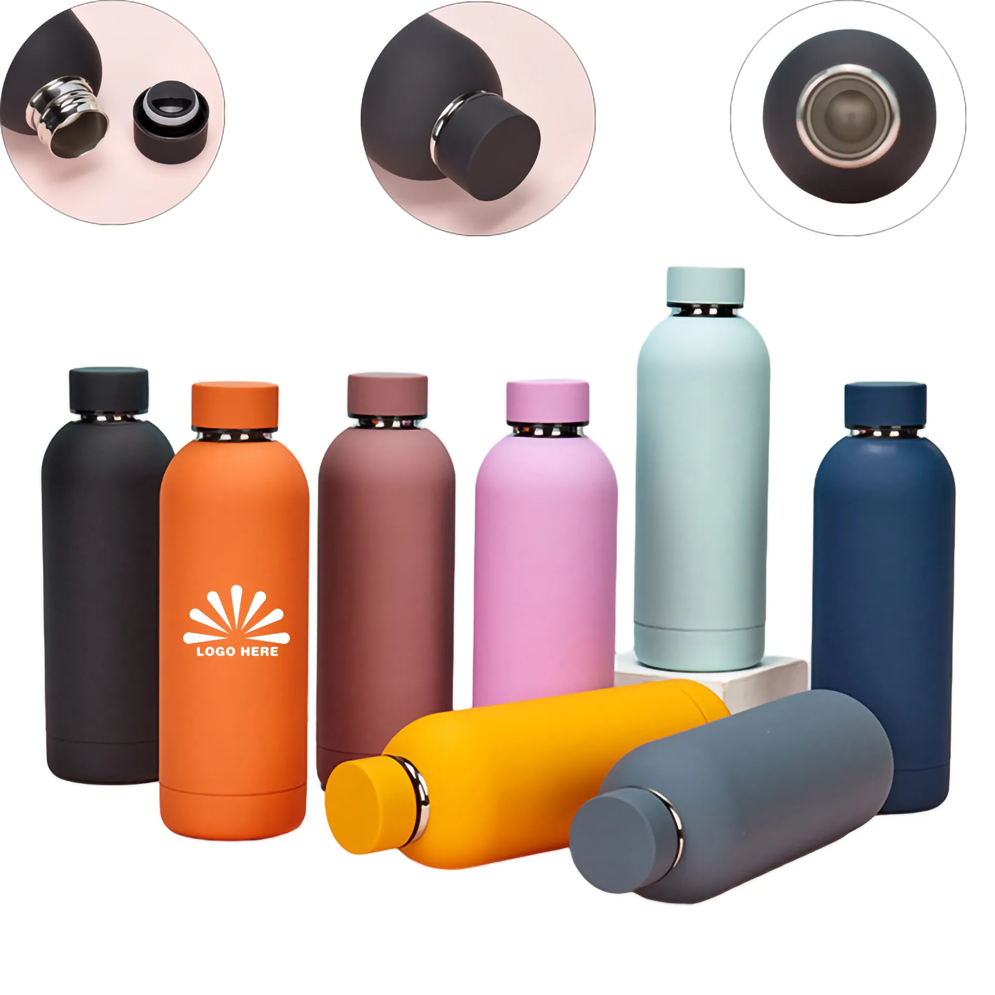 16 Oz Stainless Steel Vacuum Water Bottle 13