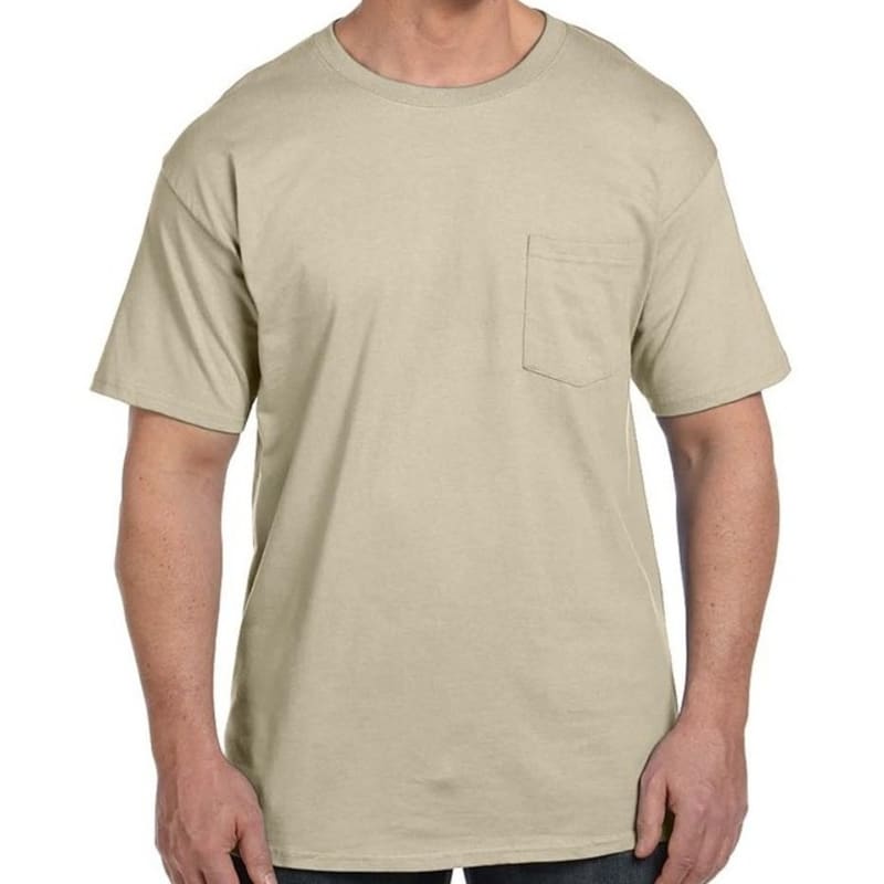 Hanes 6.1 Oz. Beefy-T® With Pocket 6