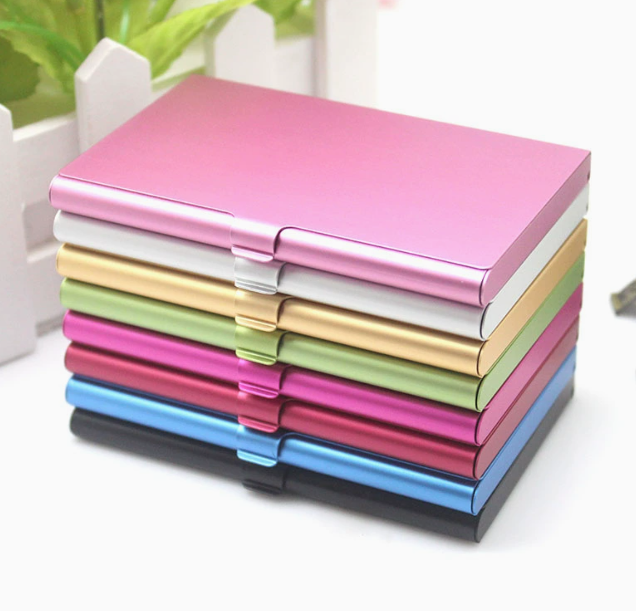 Aluminum Alloy Business Card Holder 2