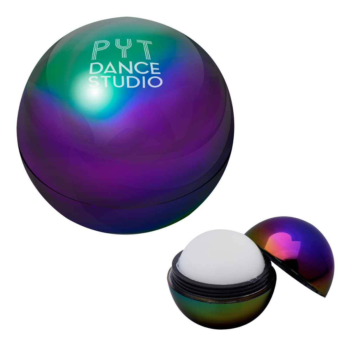 Metallic Rainbow Lip Moisturizer Ball 2