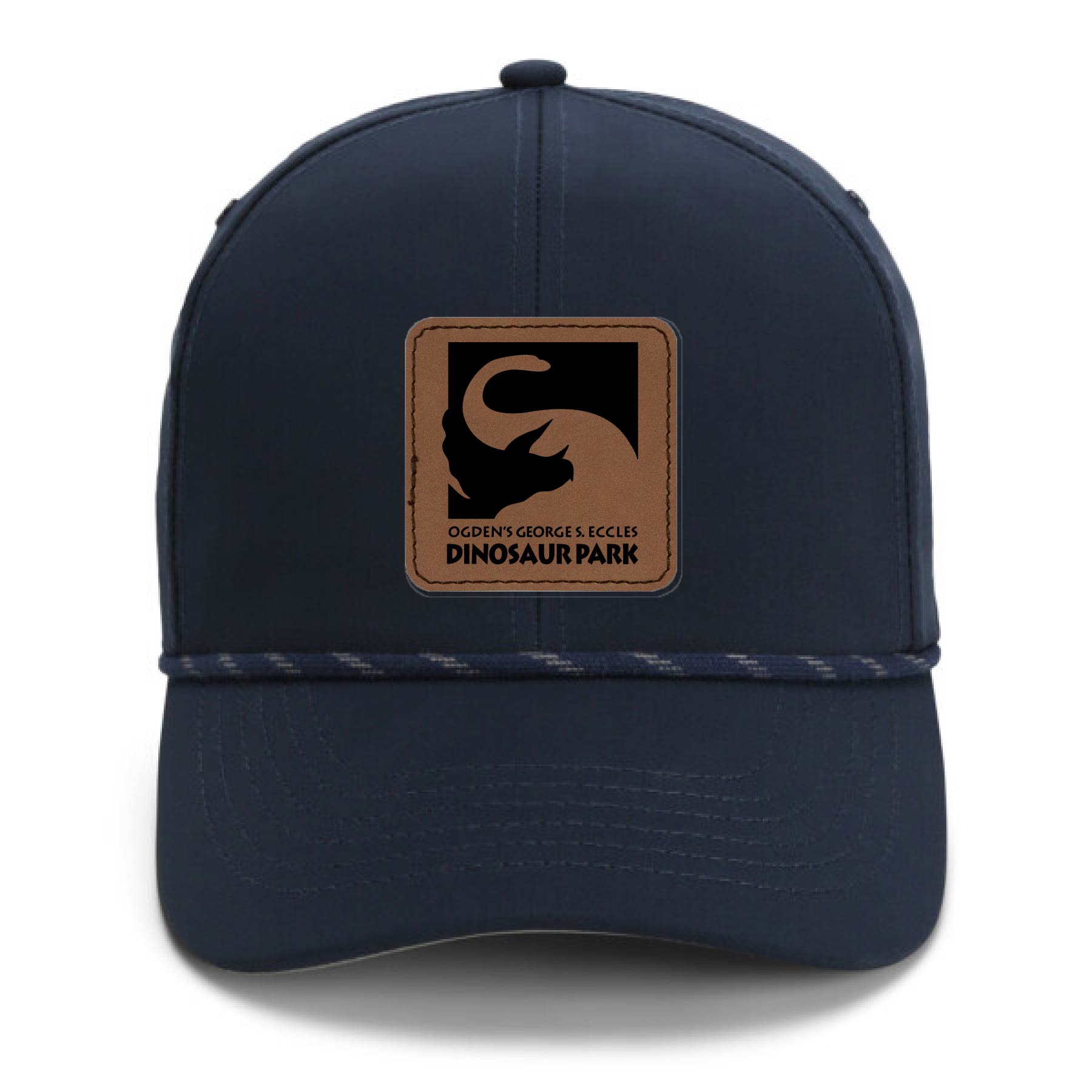 Imperial 6054 6-Panel Habanero Performance Rope Cap w/ Leatherette Patches or Embroidery 11