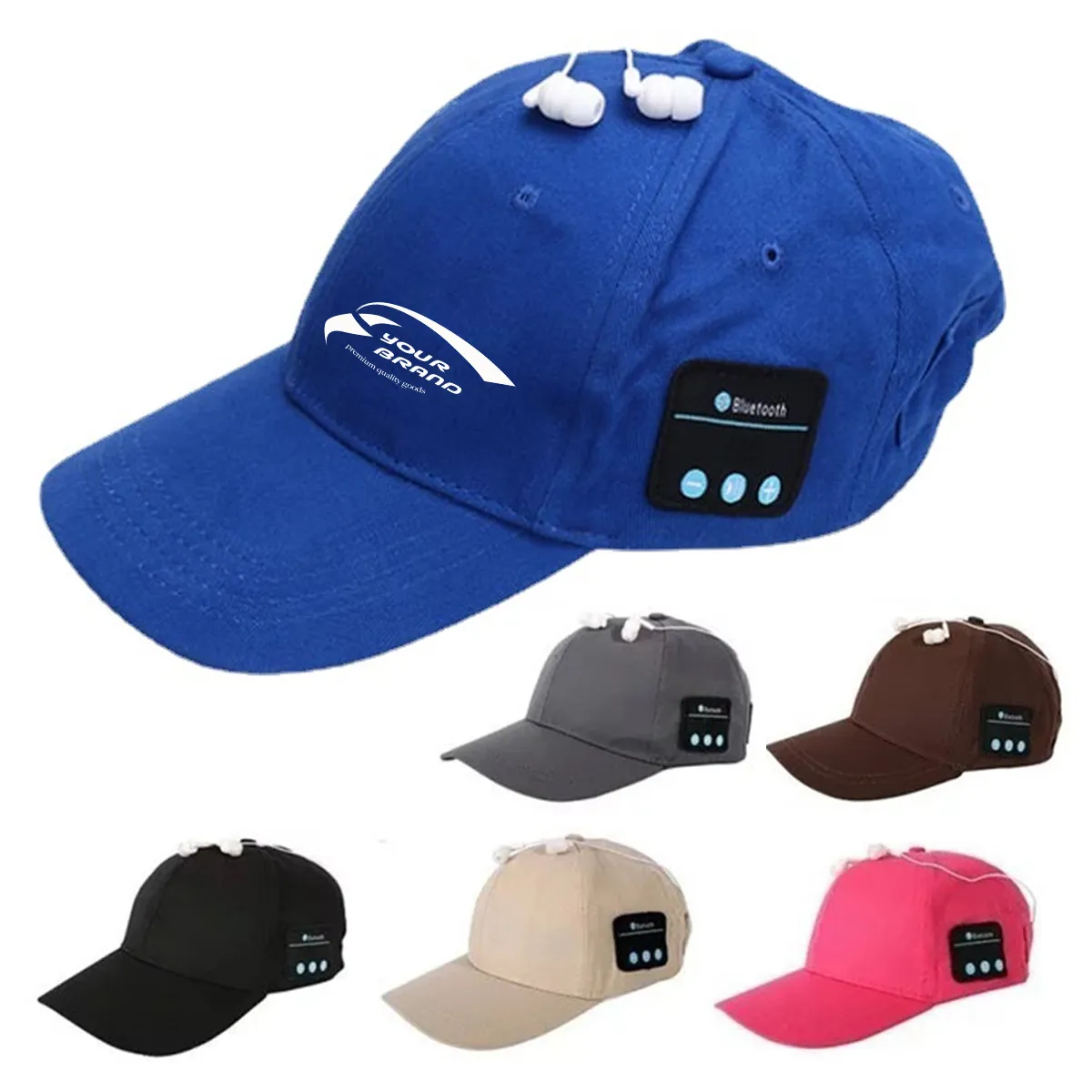 Bluetooth earphone Hat Adjustable Wireless Outdoor Sport Cap 3