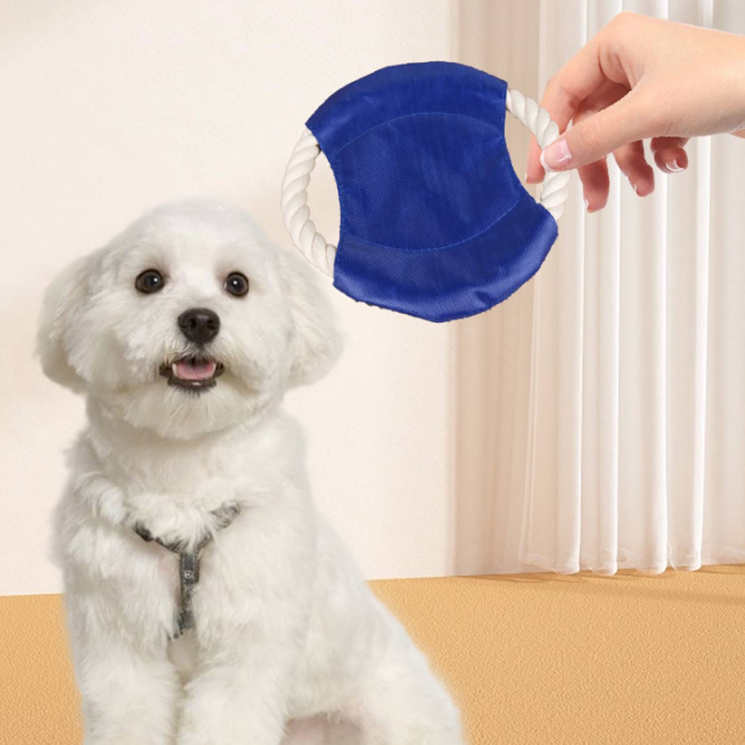 Flying Disc Rope Dog Toy 7