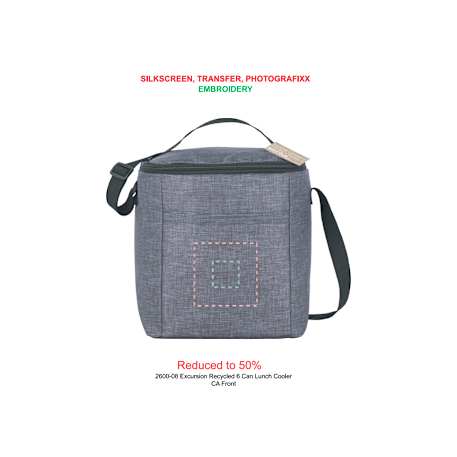 Excursion Recycled 6 Can Lunch Cooler 25
