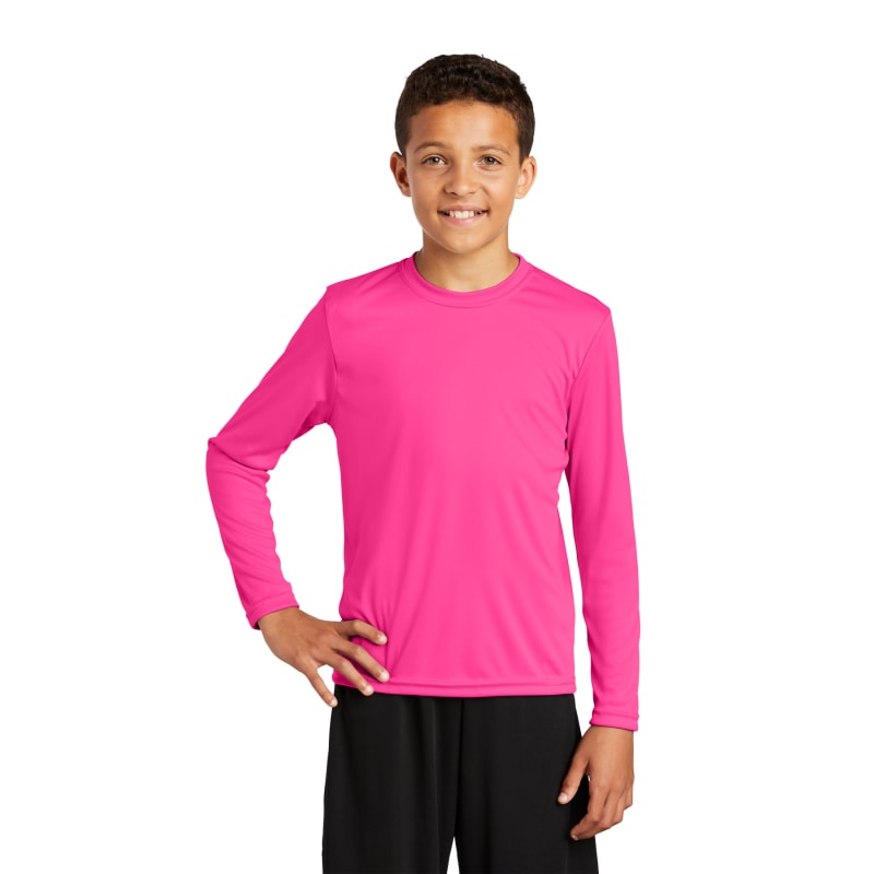 Sport-Tek Youth Long Sleeve PosiCharge Competitor Tee. 130