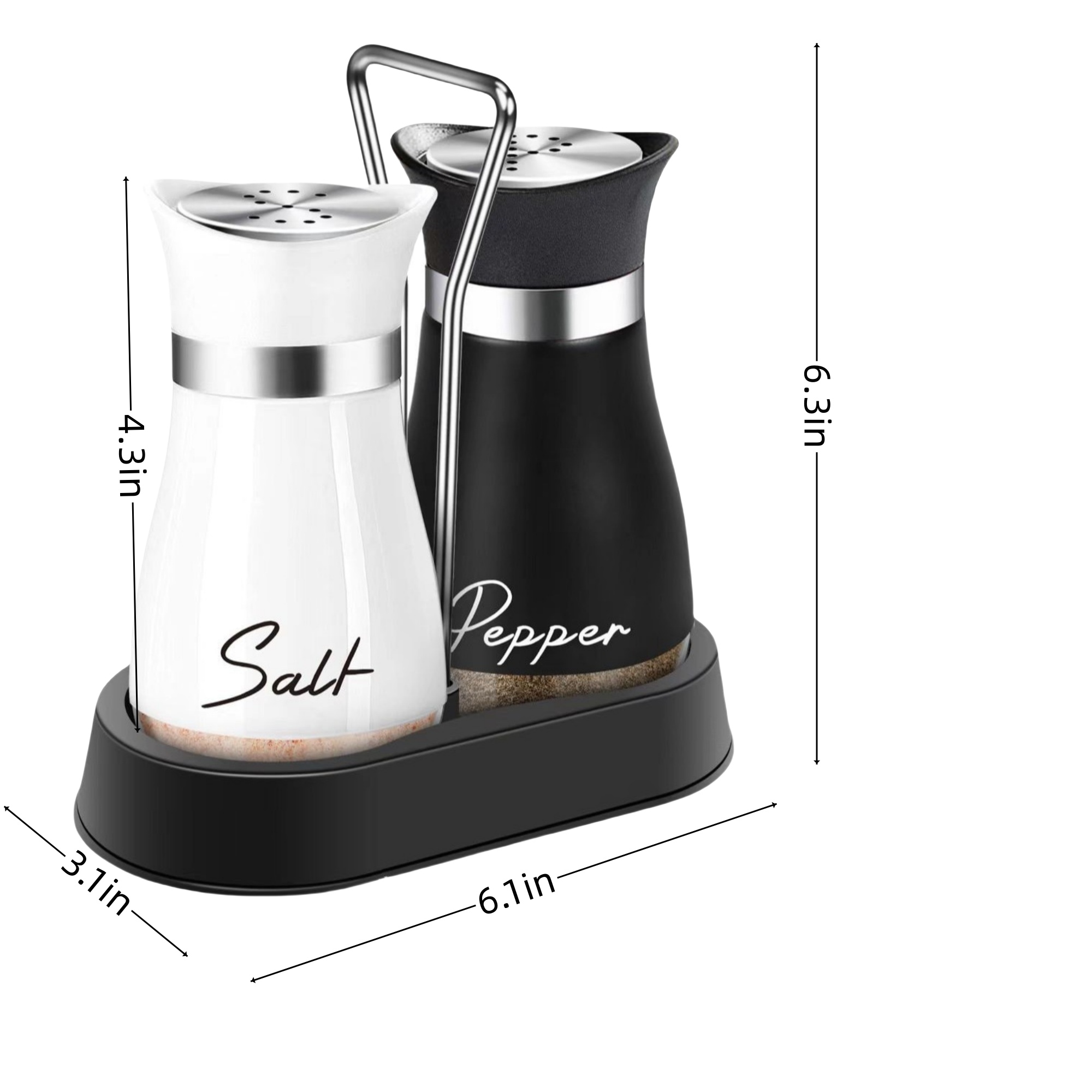 Stainless Steel Seasoning Bottle Set 3