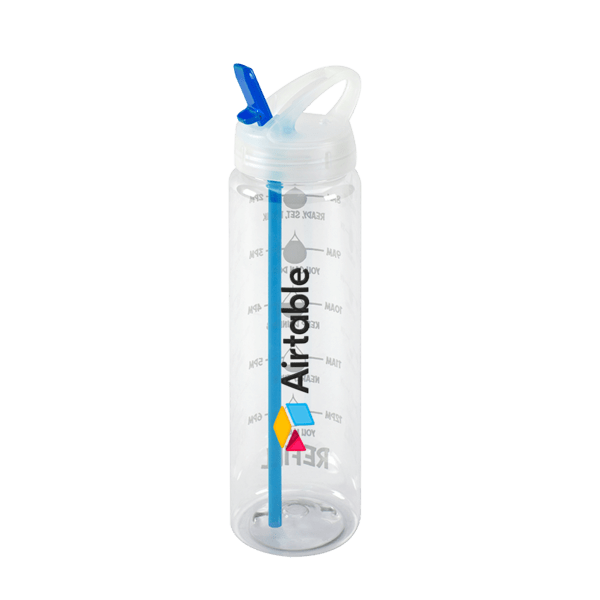 Water Bottle with Flip Up Spout & Hydration Mark  - 32 Oz. 26