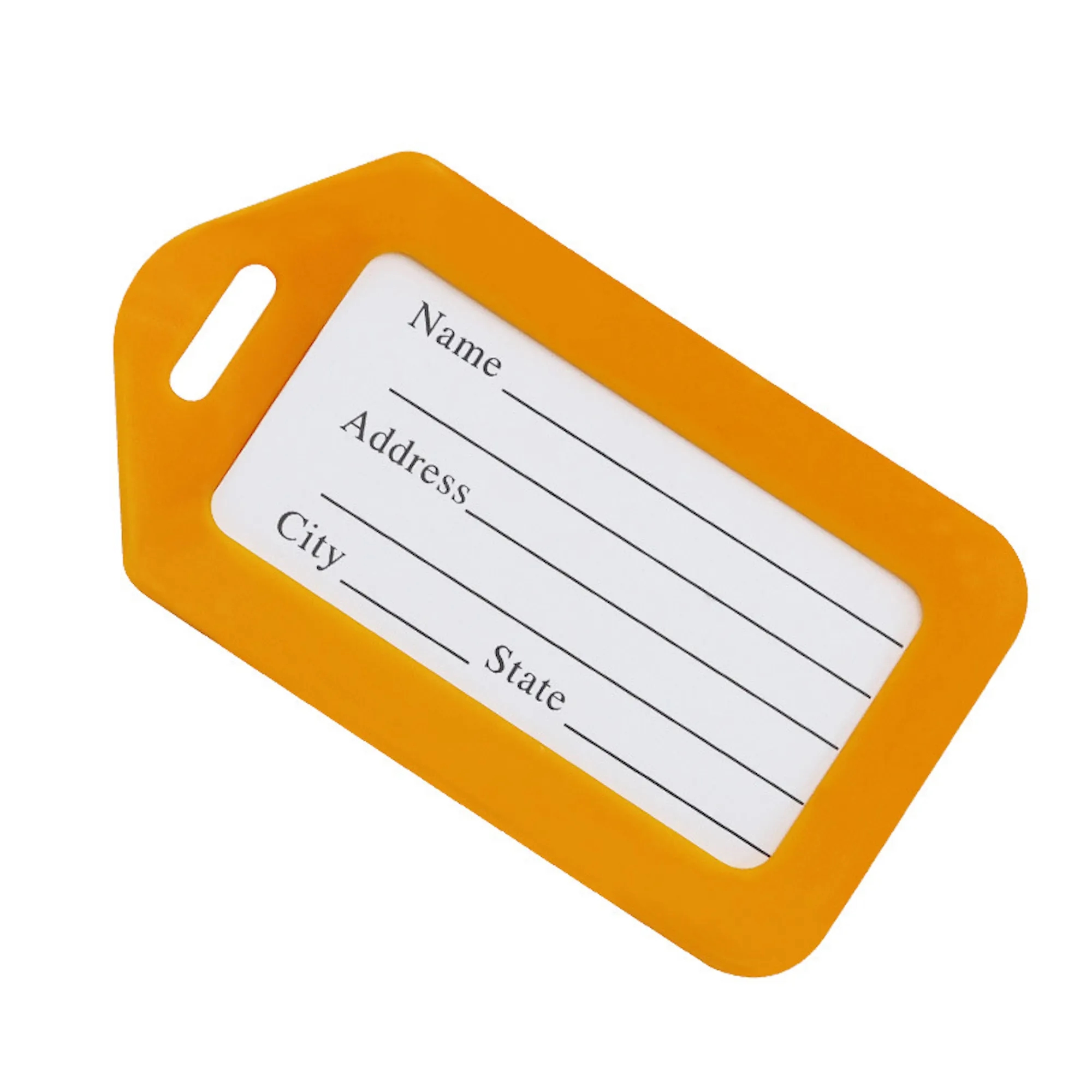 Plastic Luggage Tag Baggage Identification Hanging Label 13