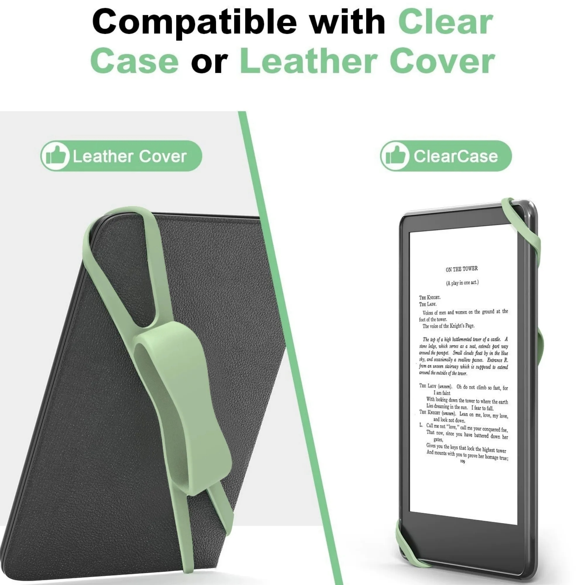 Hand Strap Grip Holder Reading Stand For Kindle Tablets 4