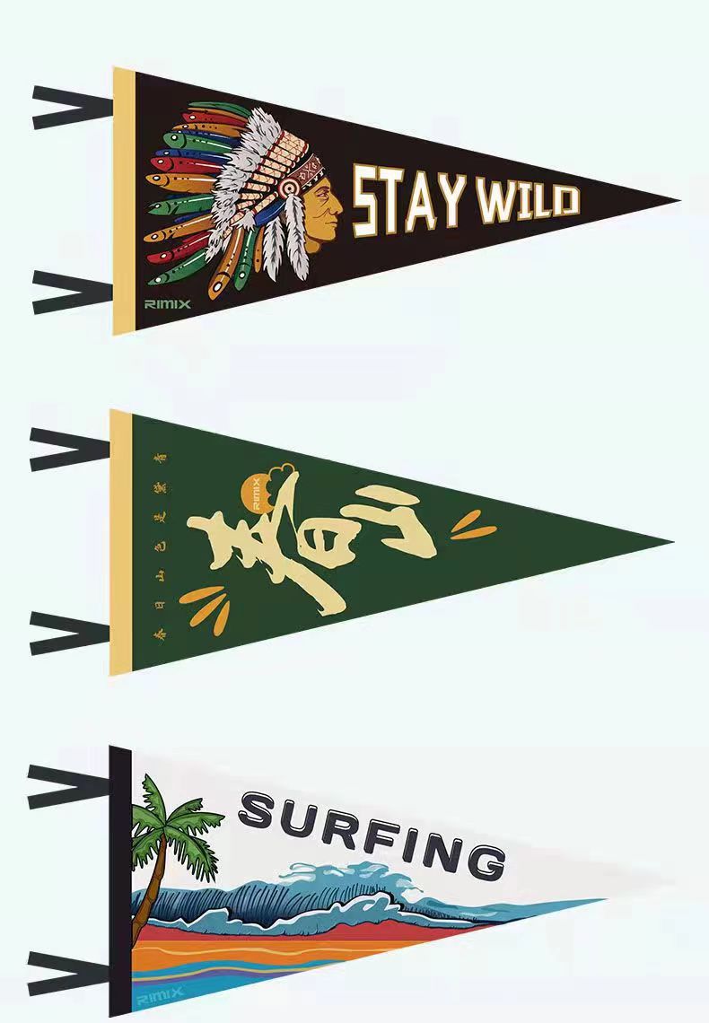 Full Color Printed Felt Pennant 2