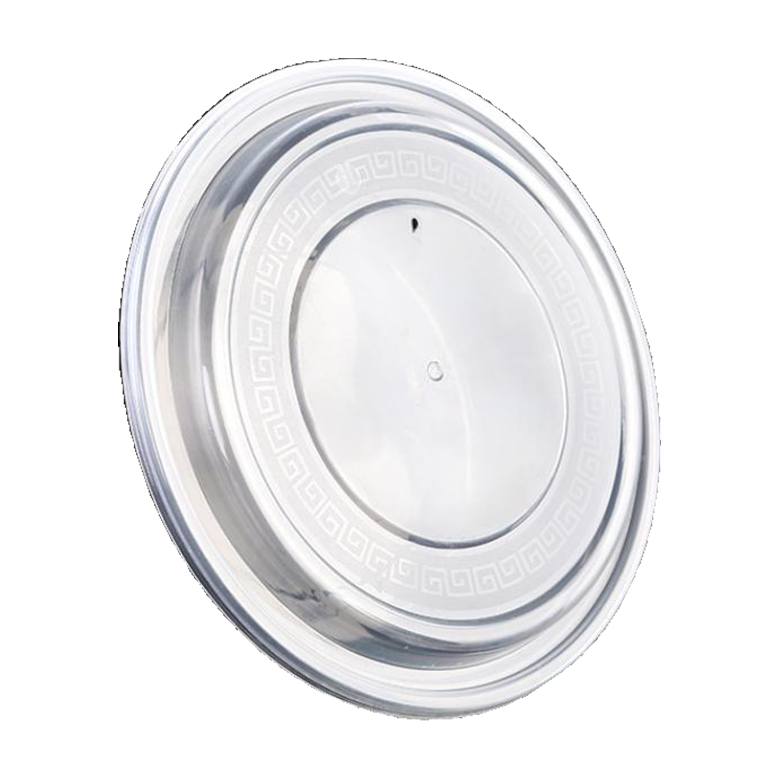 Black Round Plastic Take-out Food Container 4