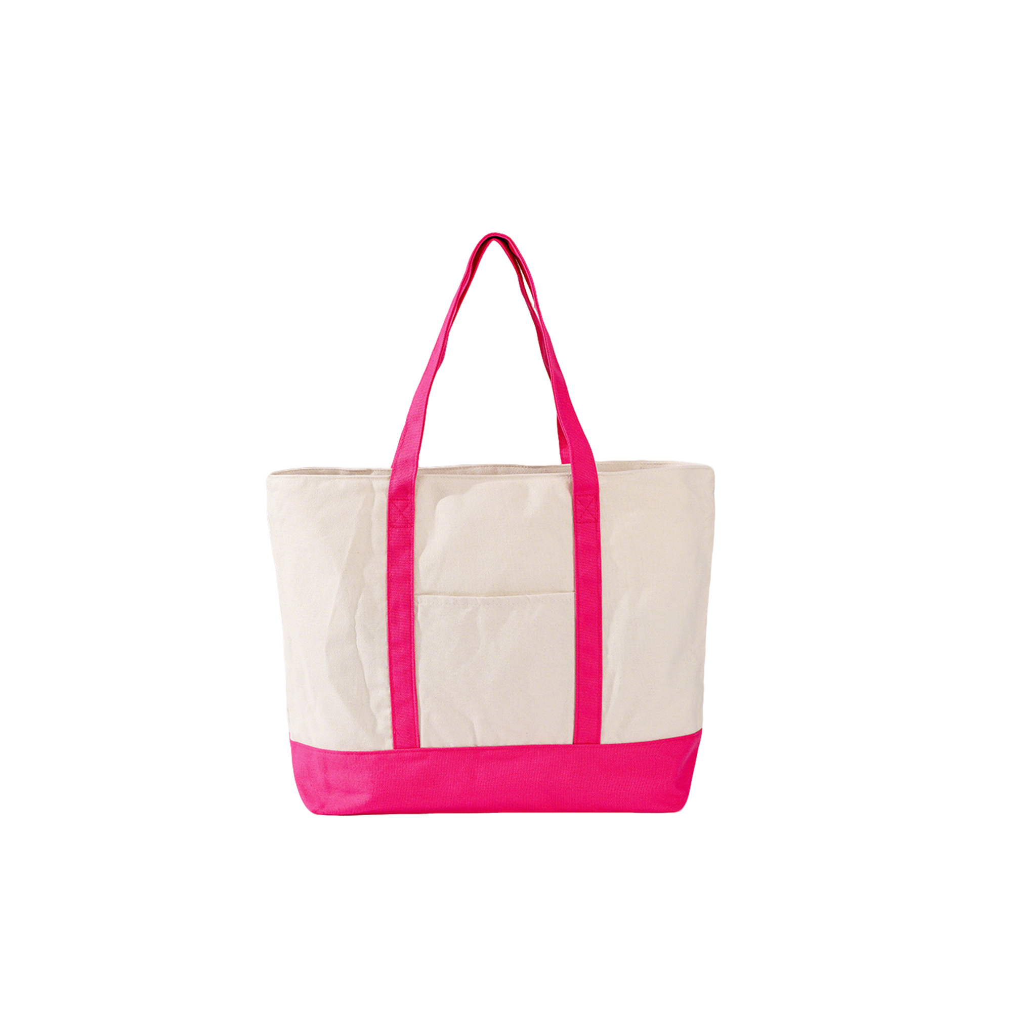 12oz Cotton Canvas Tote With Front Open Pocket 2