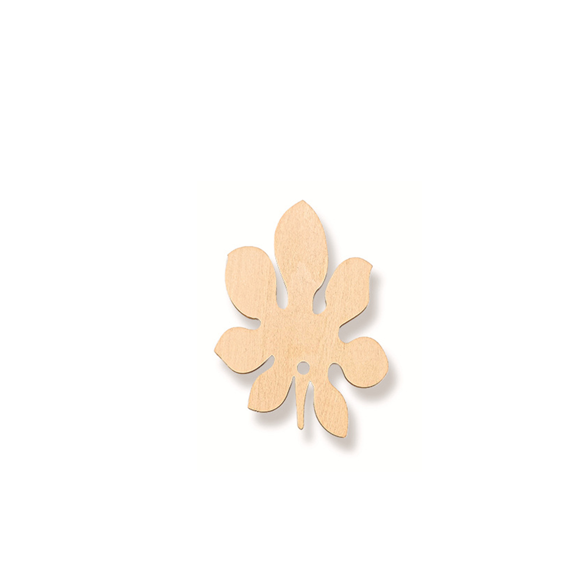 Natural Wood Christmas Tree Pendant 80