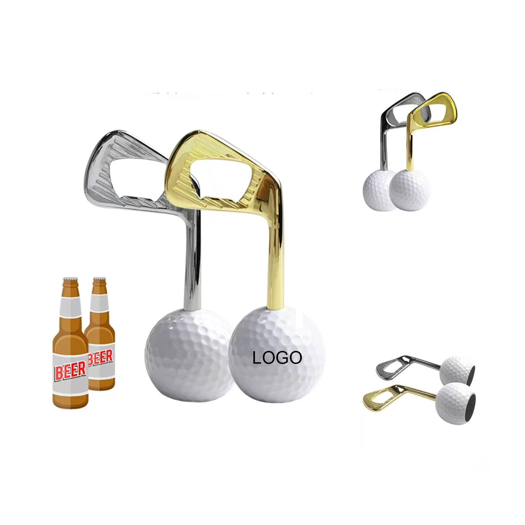 Golf Ball Beer Opener 2