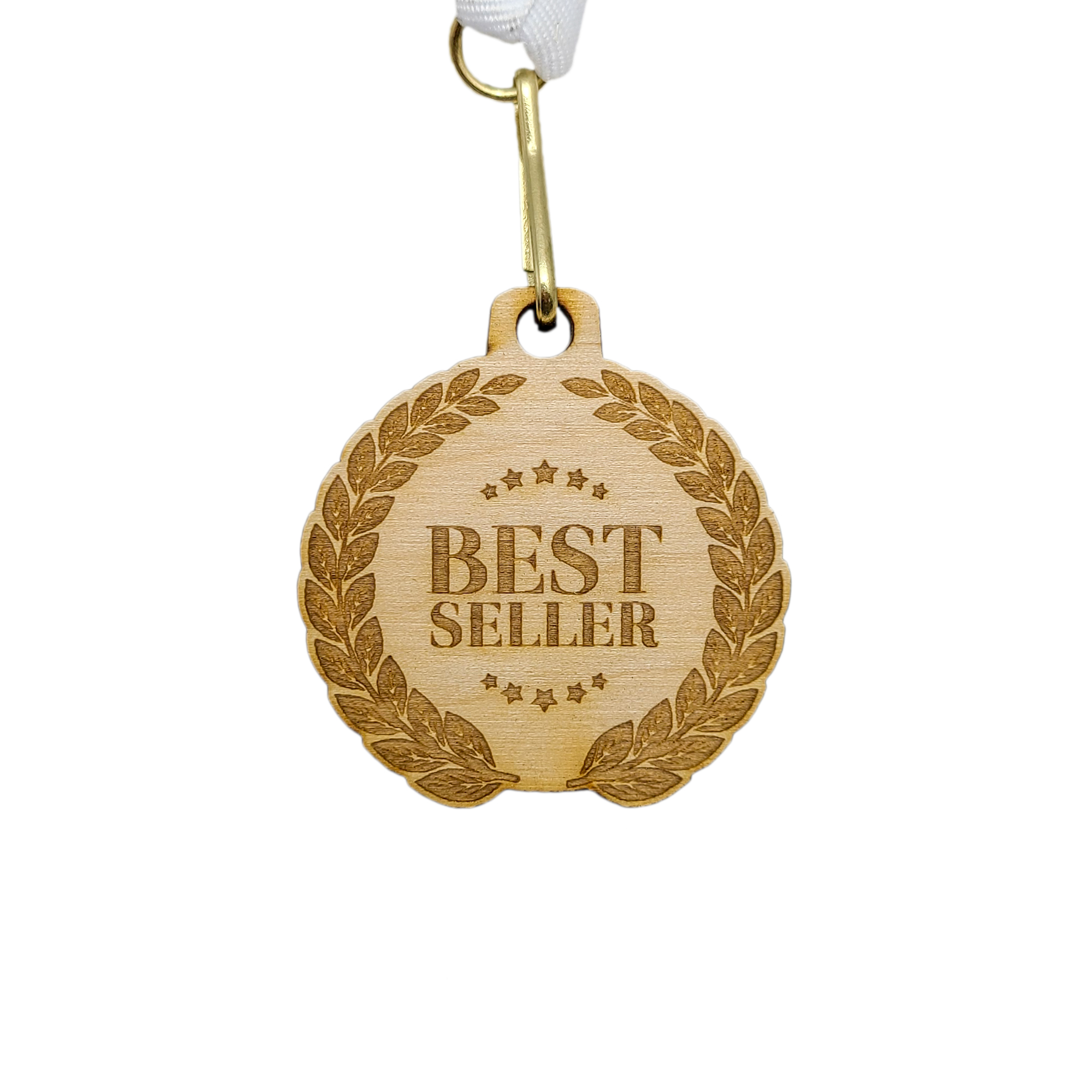 Wood Medals: 2" W x 2" H 4