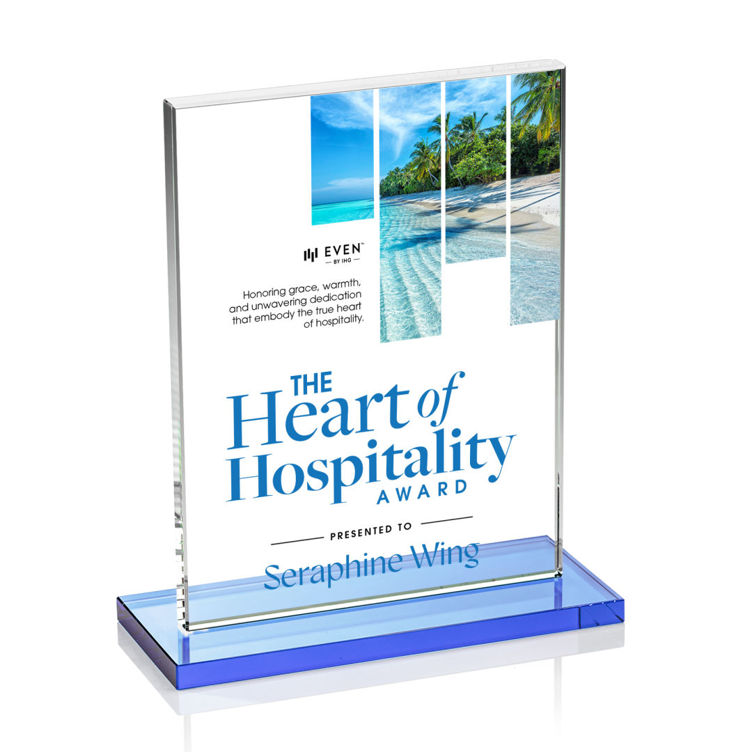 Emperor VividPrint™ Award - Sky Blue (Horiz) 19