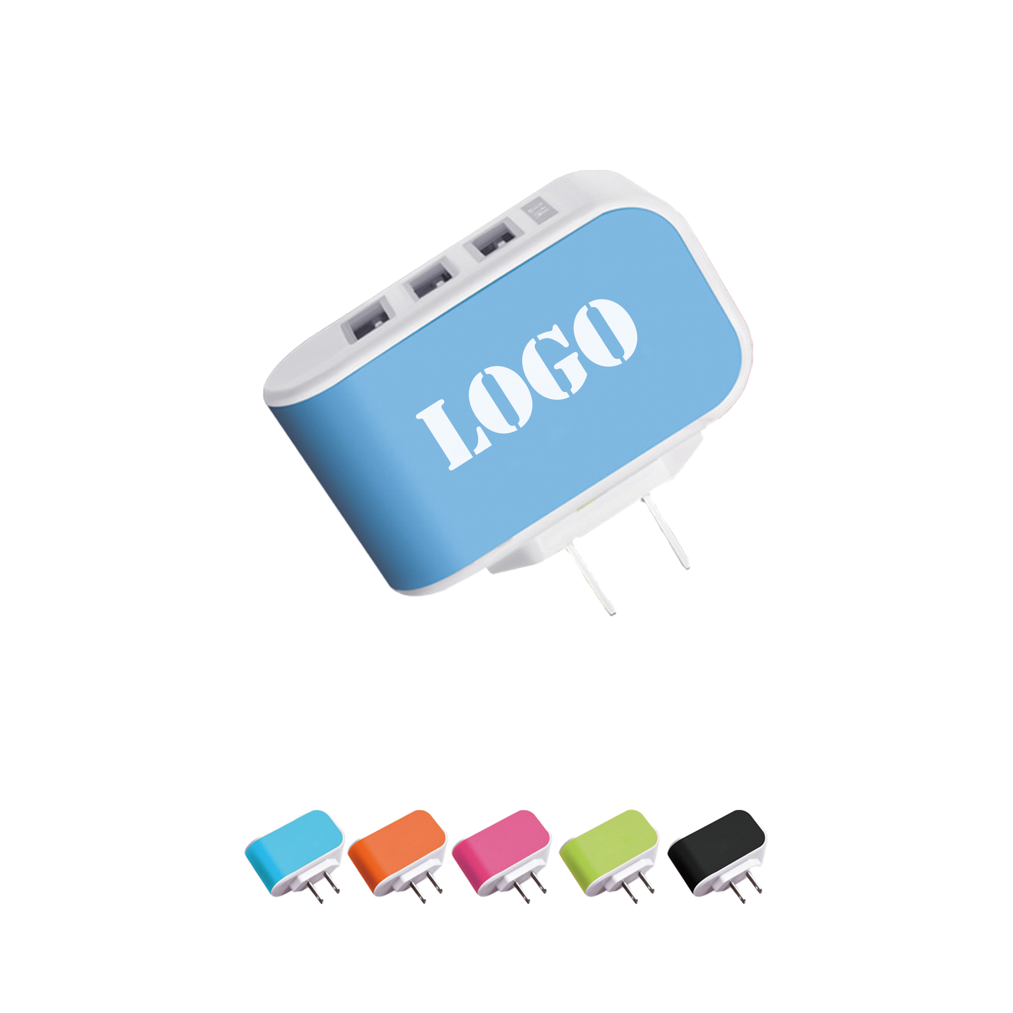 3 Port Usb Travel Charger 2
