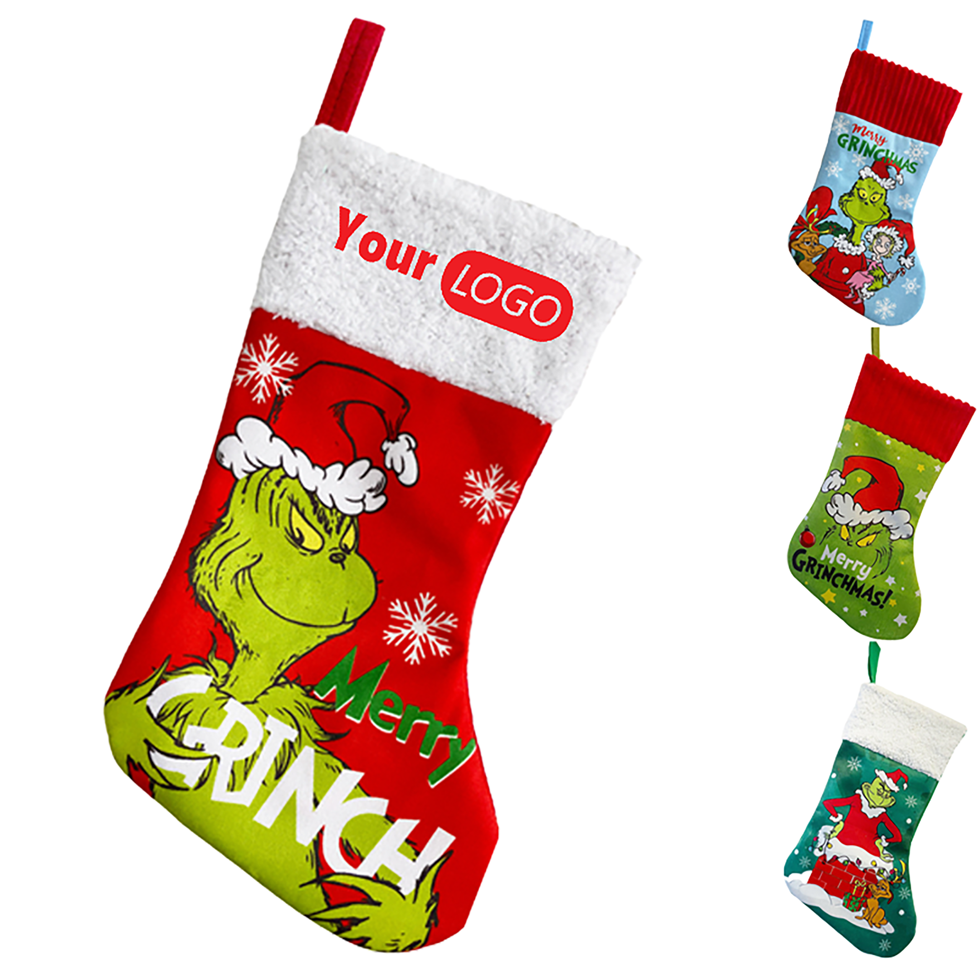 Festive Christmas Stocking Decor 2
