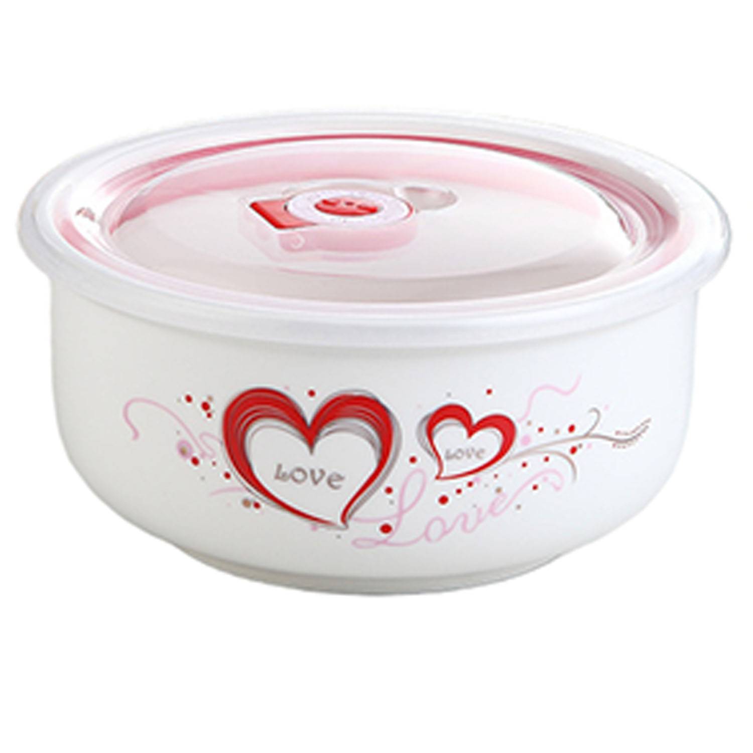 6 Inch Kitchen Ceramic Bowl w/ Airtight lid 6