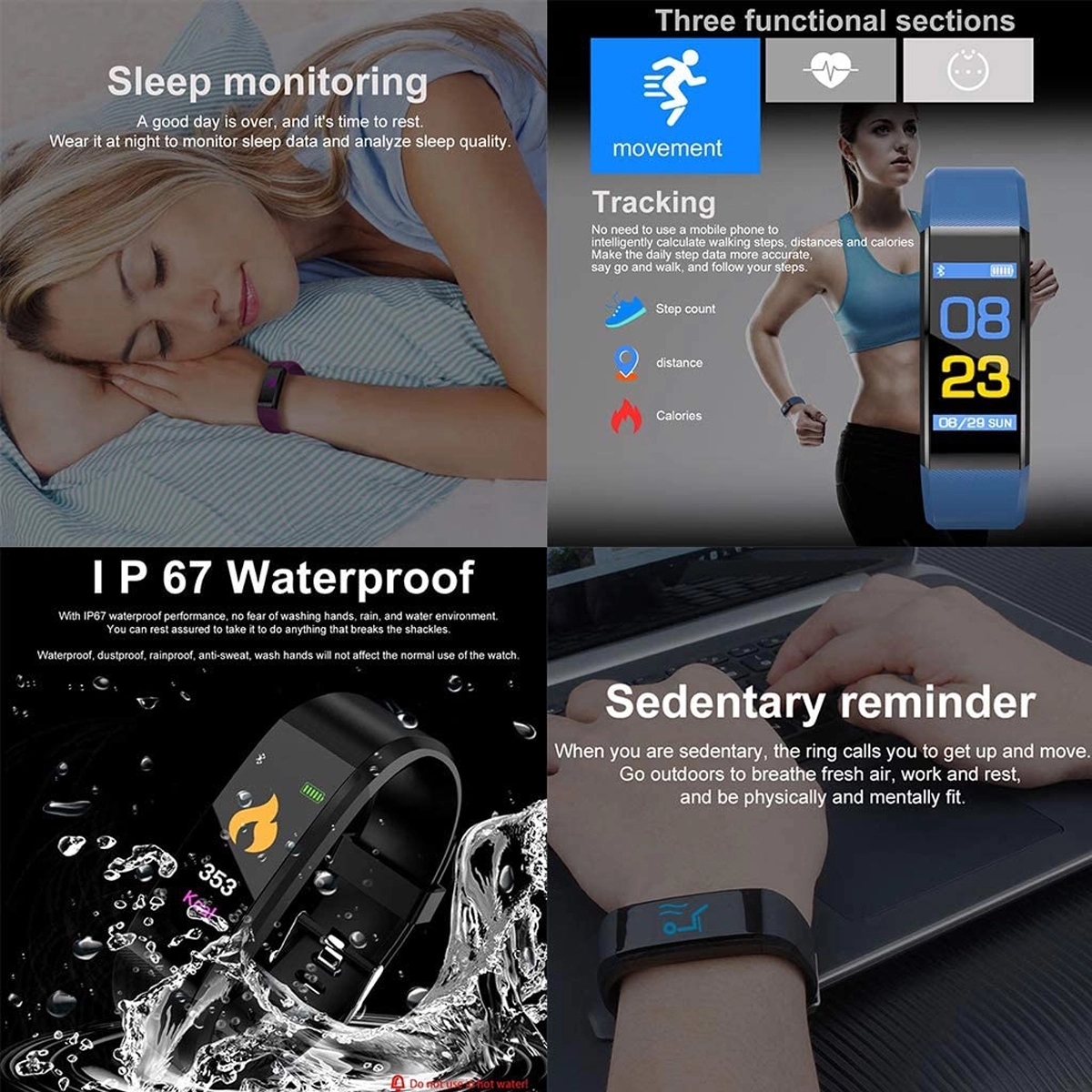 Waterproof Sport Smart Watch Bracelet 2