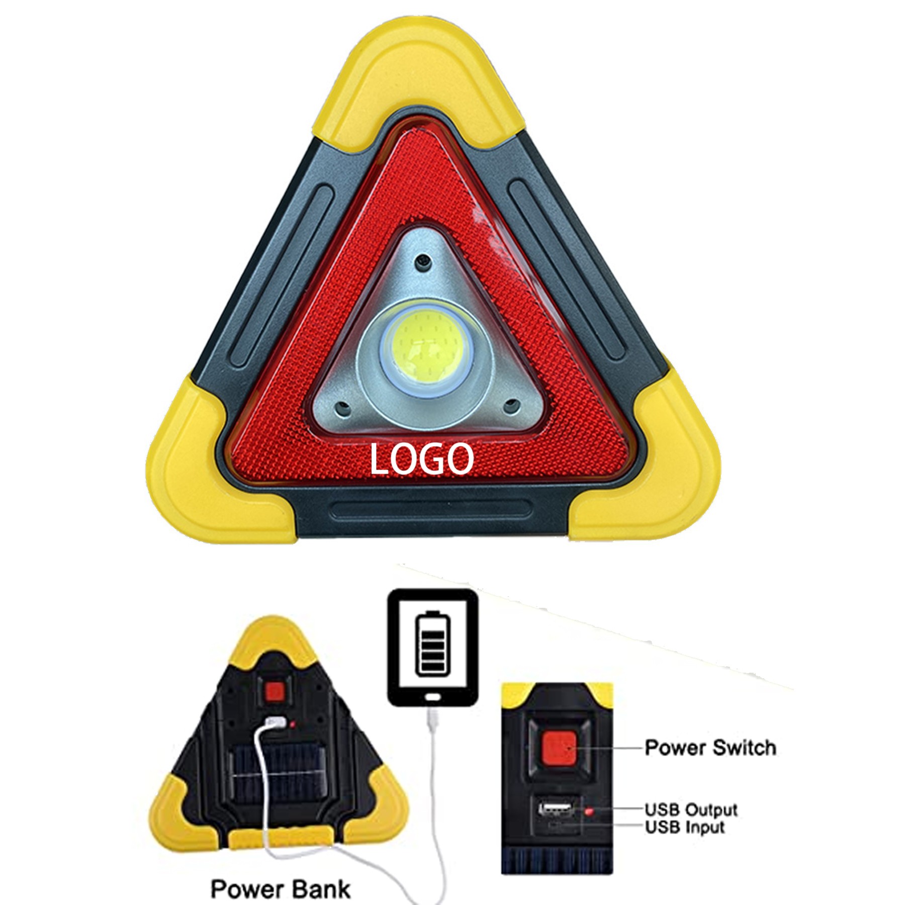 Solar Power LED Emergency Light