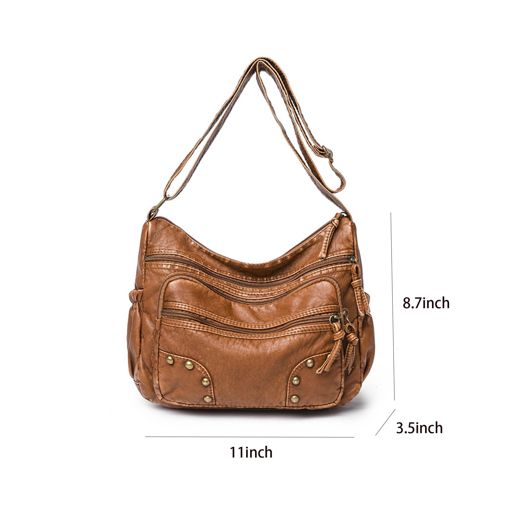 PU Leather Ladies Shoulder Crossbody Bag 6