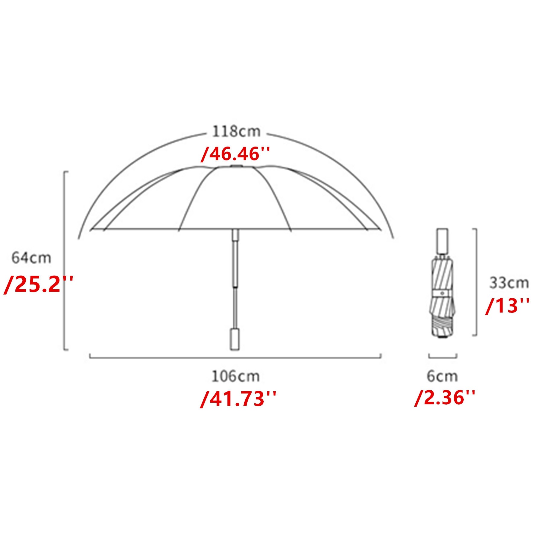 Light Fold Umbrella 1
