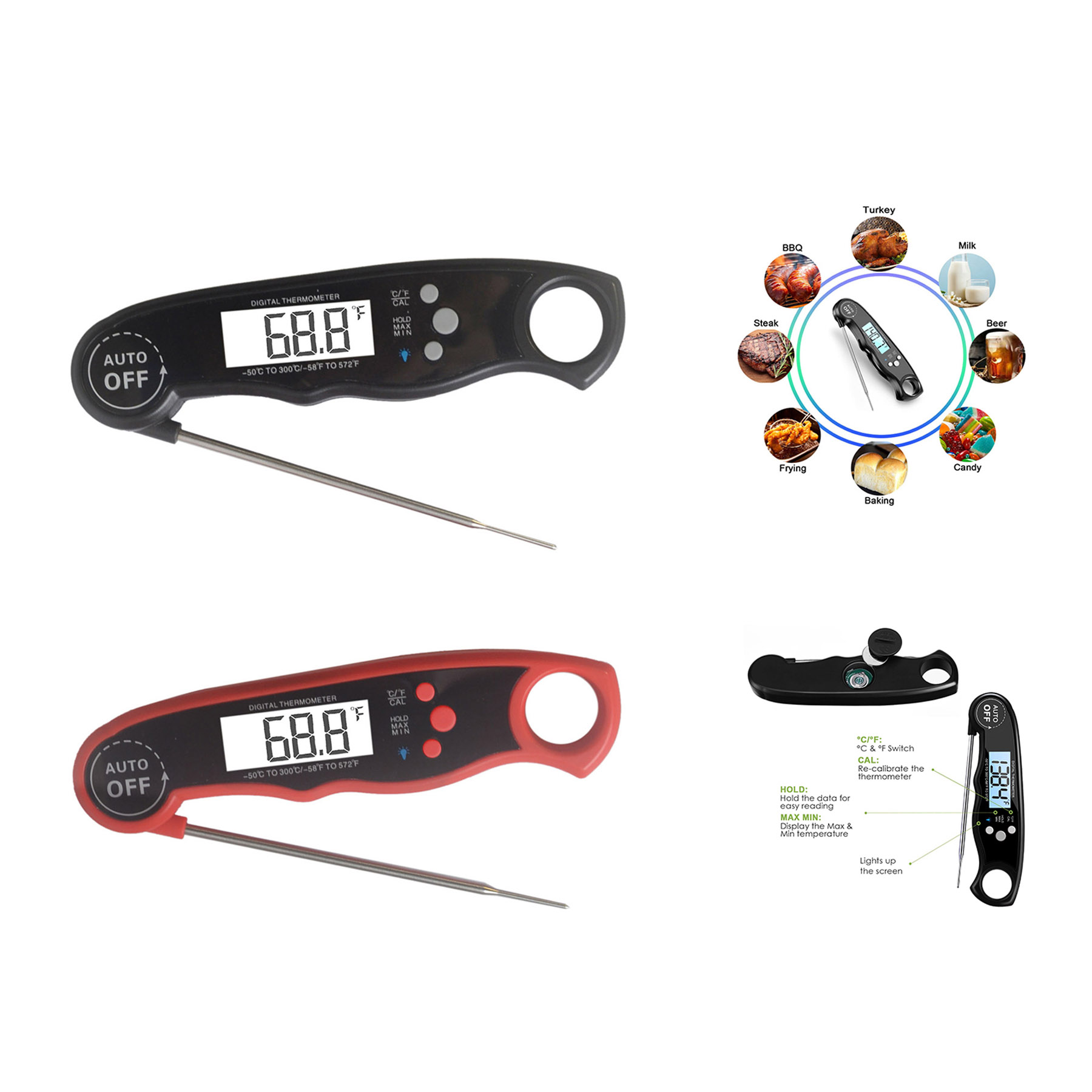 Digital Instant-Read Cooking Thermometer 1
