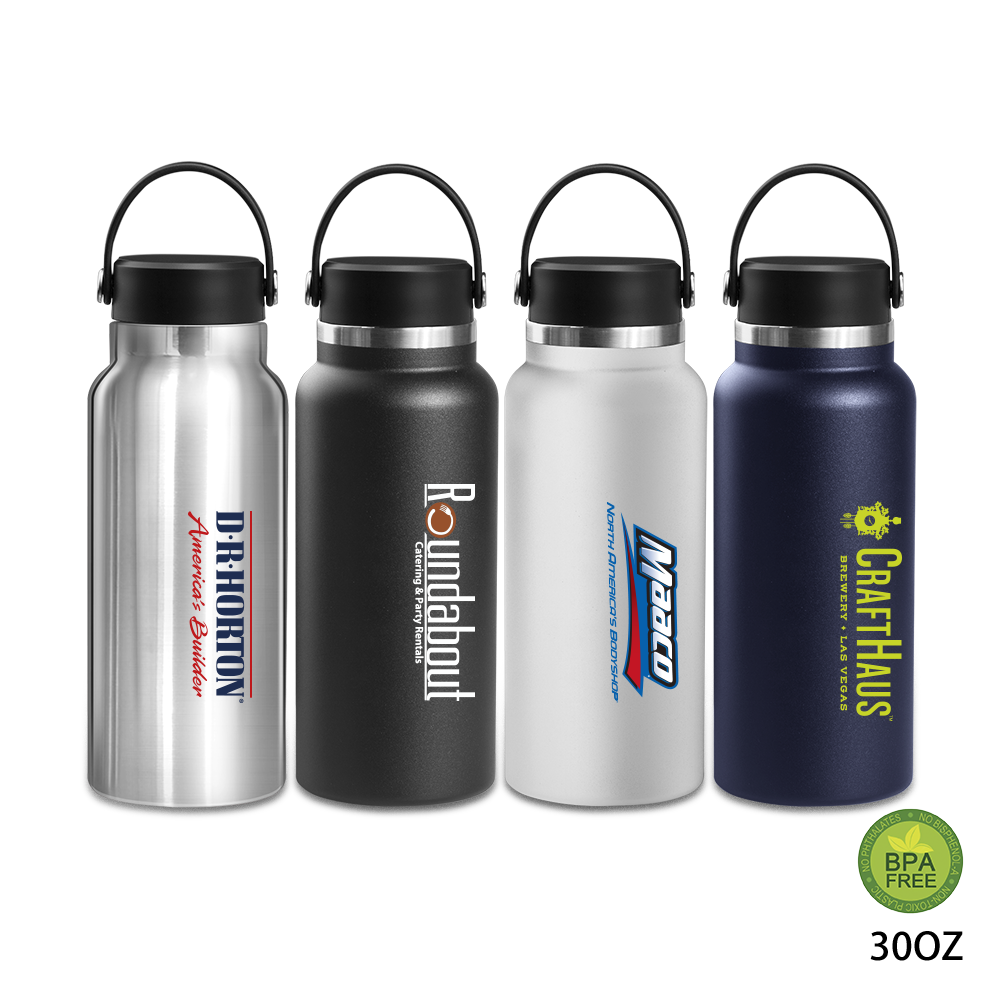 Sespe 30oz Stainless Steel Bottle, custom water bottle with logo imprint 52