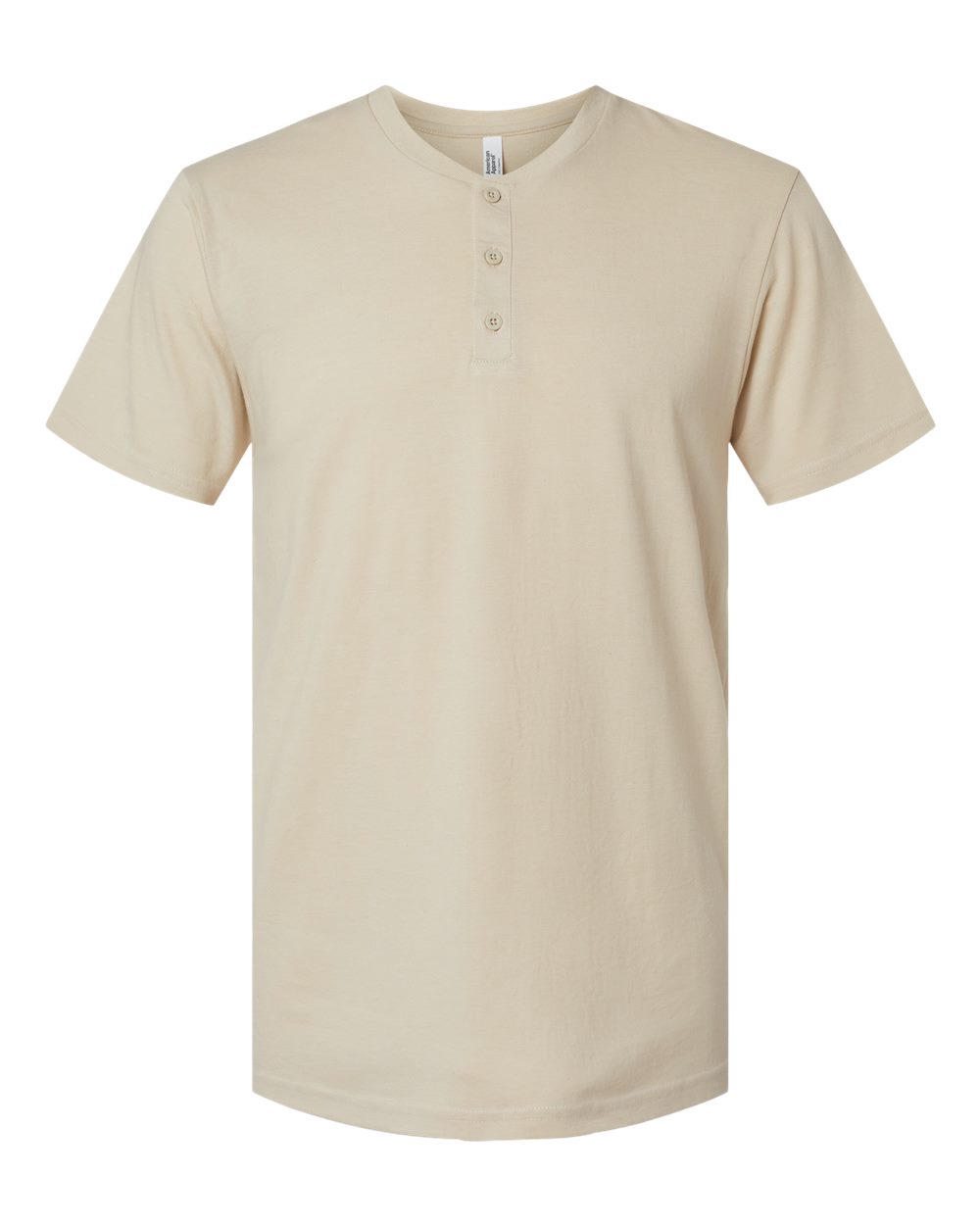 Unisex CVC Henley Tee - 2004CVC 3