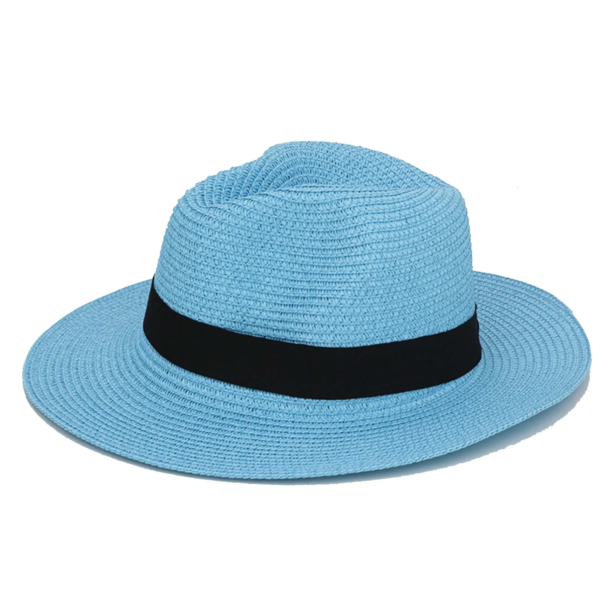 Panama Beach Sun Wide Brim Straw Hat 14