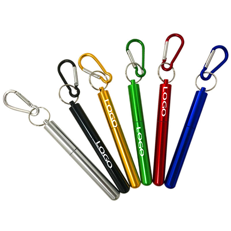 Reusable Collapsible Stainless Steel Straw for Travel 2