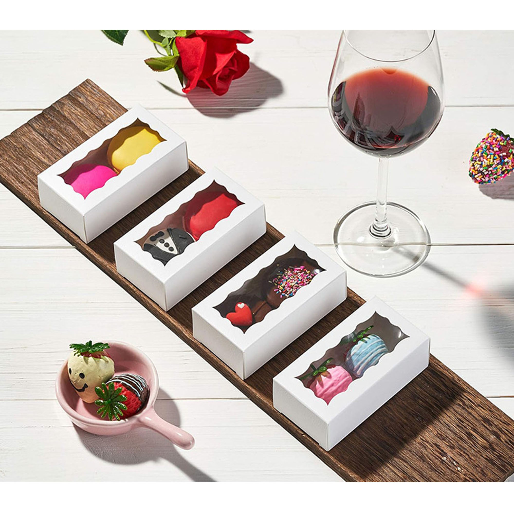 Sturdy Kraft Paper Box for 2 Macarons ?C Sustainable & Elegant 2