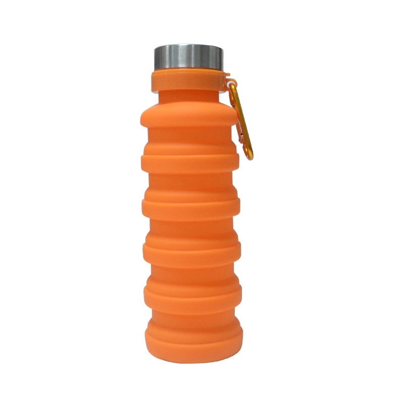 18 oz Silicone Bottle With Key Chain 4