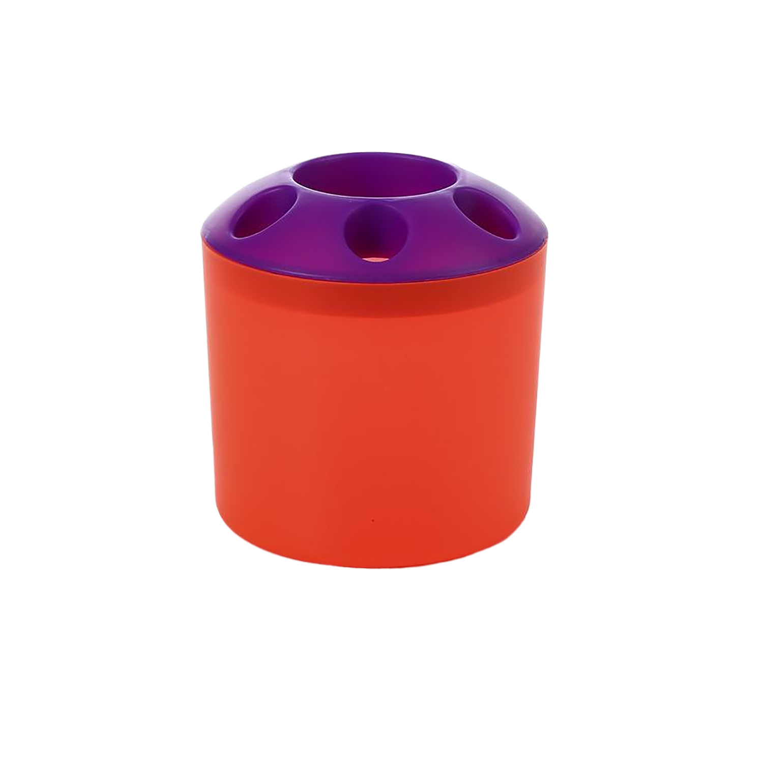 Compact Plastic Multi Hole Pen Holder for Office School 6