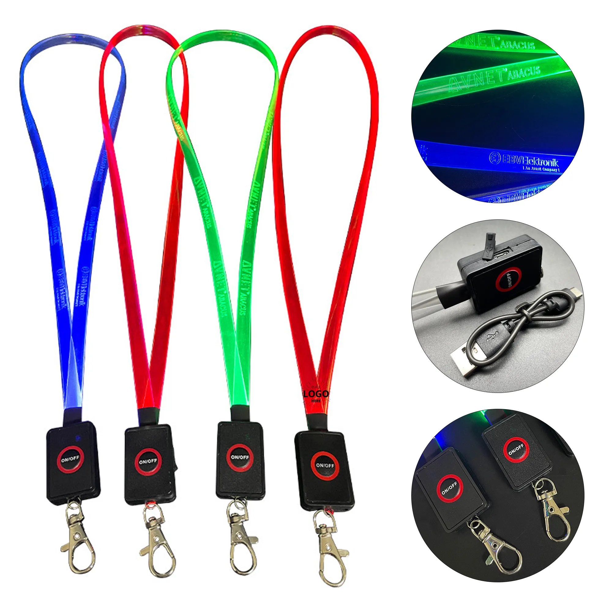 Fiber Optic Light Lanyard 2