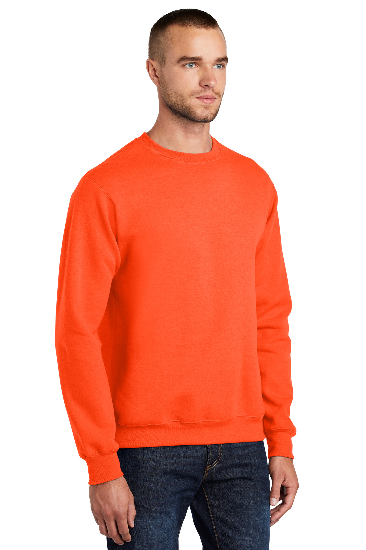 Port & Company® Essential Fleece Crewneck Sweatshirt, custom hoodie or sweatshirt with logo imprint 77