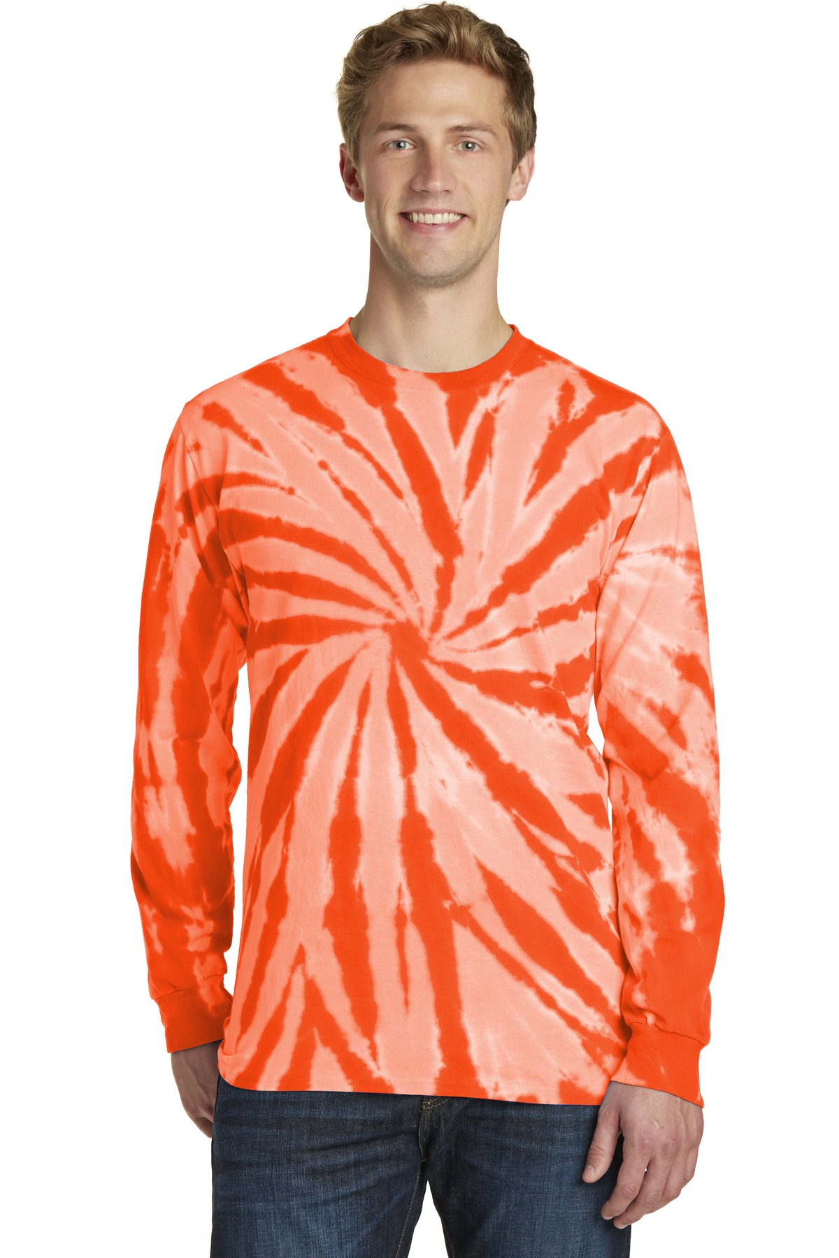 Port & Co Tie-Dye Long Sleeve Tee. PC147LS 42