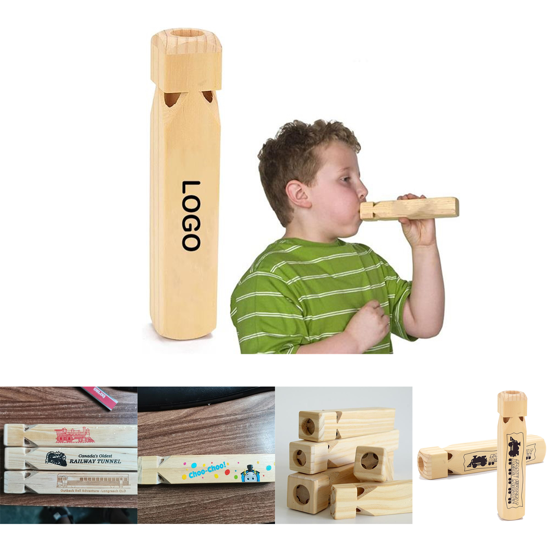 Wooden Train Whistle 2